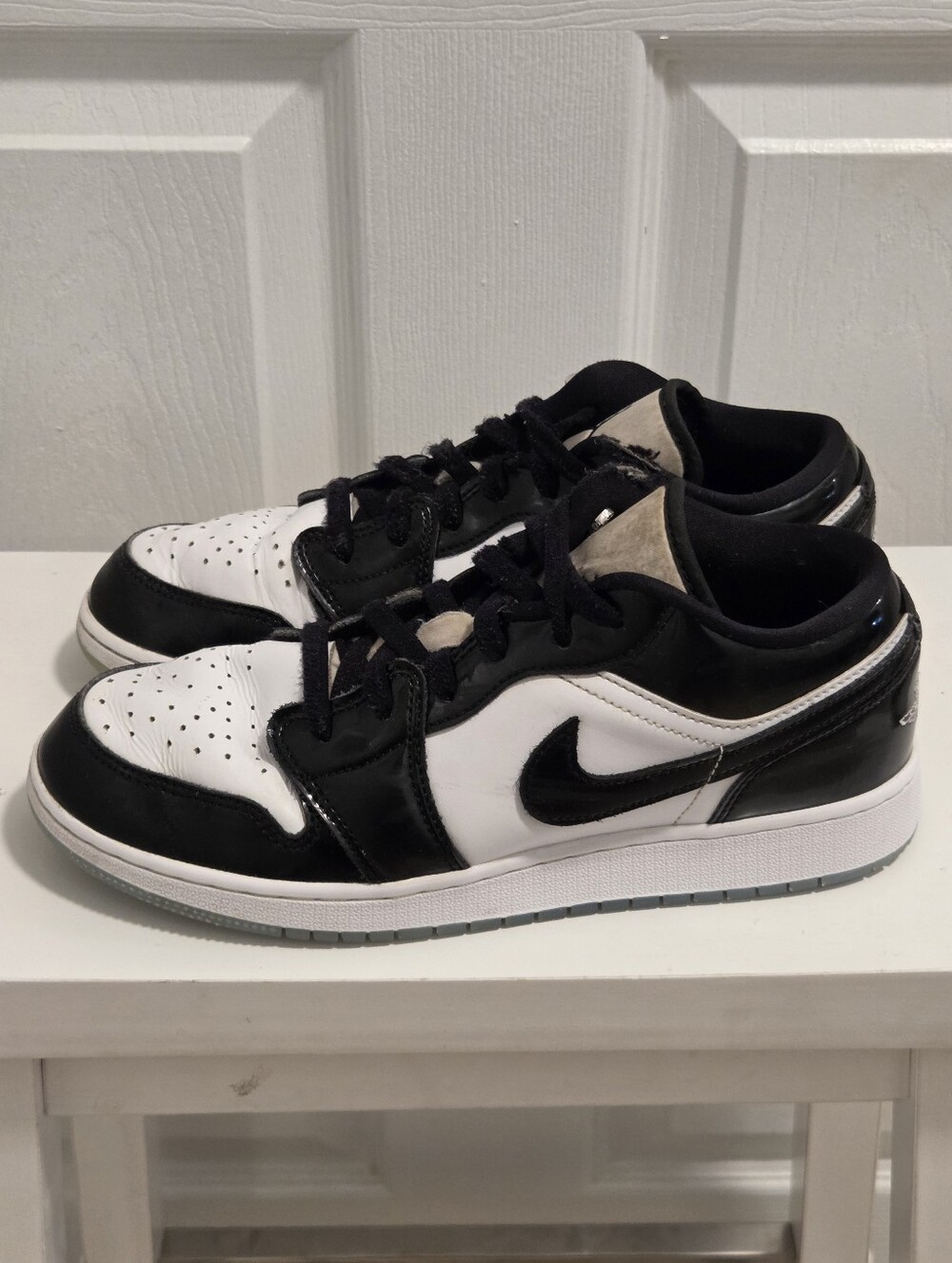Nike Air Jordan 1 Low SE Concord Sneakers - Youth Size 7Y